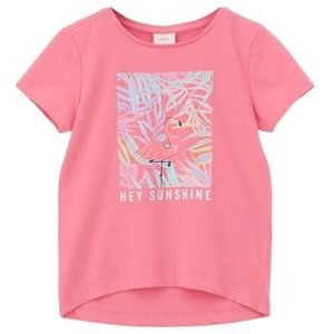 s.Oliver T-shirt pour fille avec imprimé sur le devant, Rose 4348, 92-98