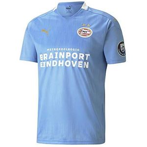 PUMA PSV Away replica voor heren, met sponsor-shirt, Team Light Blue-Puma White