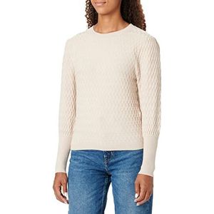 Only Onlfaye L/S Pufsleeve pullover CC KNT Sweater Dames Pumice Stone Details: Melange, XL, Pumice steen – details: gemengd