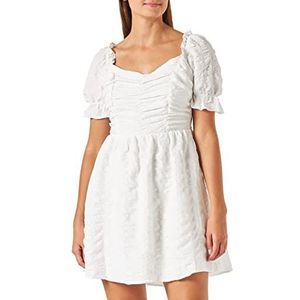 IZIA mini-jurk, ivoorwit, L, dames, gebroken wit, L, Gebroken wit
