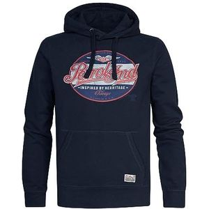 Petrol Industries Heren Hoodie Trainingspak Heren, Blauw (middernacht marine)