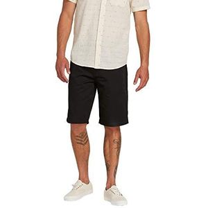 Volcom Frickin Chino Shorts voor heren, casual, zwart, 44, zwart.