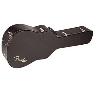 Fender® Flat-Top Dreadnought akoestische gitaar hardcase case voor akoestische gitaar, zwart