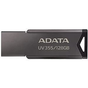 ADATA 128 GB USB 3.0 UV355 USB-stick 128 GB mode business stijl met elegant design, compatibel met 4K video en hoge-resolutie foto-opname