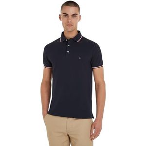 Tommy Hilfiger Poloshirt Rwb 1985 Poloshirt voor heren S/S, Hemel