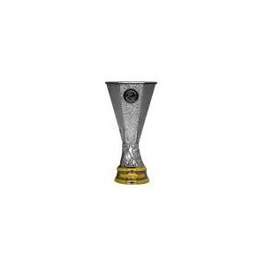 UEFA 2D-magneet Europa League trofee replica 70 mm uniseks volwassenen, zilver