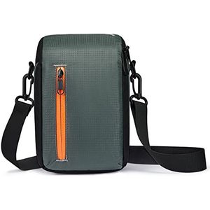 S-Zone Waterdichte cameratas compatibel met Nikon, Canon, Sony, Fuji, voor SLR DSLR DSLR spiegelloze schokbestendige gewatteerde accessoires, donkergroen, S, tas organizer