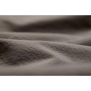 L1NK STUDIO Kussensloop, 180 cm (50 x 95 cm), 100% katoen (percal 200 draden/cm²), taupe