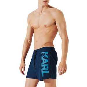 Short de bain Karl avec logo, Bleu sarcelle, XS