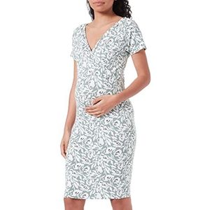 Noppies Robe Bayamo Nursing-T-shirt à Manches Courtes avec Imprimé all Over Robe Femme, Lily Pad - P966, 42