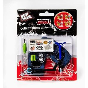 Grip&Tricks - Finger Scooter Stunt step, F, zwart/blauw