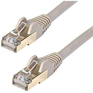 Ethernet-netwerkkabel RJ45, Cat6, 5m, afgeschermde kabel, Cat6, STP, zonder haken, Gigabit kabel, grijs (6ASPAT5MGR)