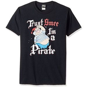 Disney Peter Pan Tinkerbell Trust SMEE I'm A Pirate grafisch T-shirt voor heren, zwart, medium, zwart.