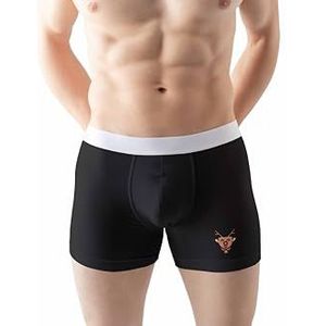 Green Fish Boxershorts voor heren, zwart.