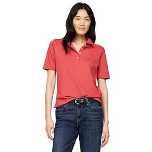 Tommy Hilfiger S/S poloshirts voor dames, Terra Rouge