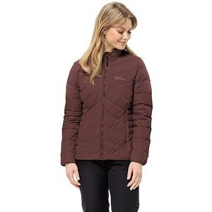 Jack Wolfskin Tundra Down Jkt W Donsjack voor dames, Donkerbruin