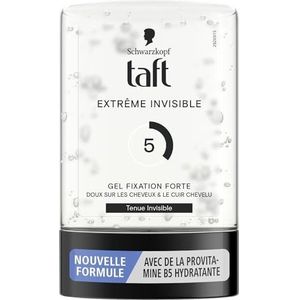 Schwarzkopf - Taft – stylinggel – extreme onzichtbare gel – onzichtbare grip – sterke fixatie – zacht op het haar – langdurige grip – zonder kleverig effect – formule Provitamine B5-300 ml