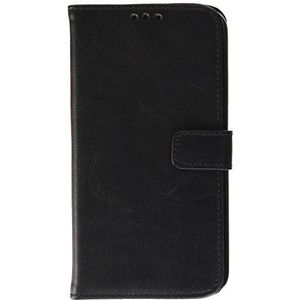 LD Case Klassieke beschermhoes voor Samsung Galaxy S6 G920, met creditcardvakjes, zwart