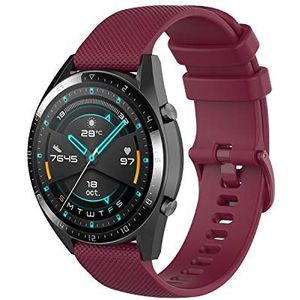 Wownadu 22 mm armband compatibel met Fossil Gen 5, Galaxy Watch 3 45 mm, reservearmband van siliconen, compatibel met Garmin Vivoactive 4 (zonder horloge), Siliconen