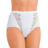 Sloggi Dames Chic Maxi Brief Pack van 4, Wit, 38, Wit, 40