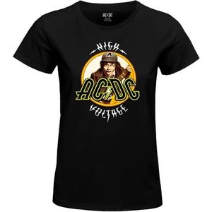 AC/DC Woacdcrts053 T-shirt voor dames (1 stuk), zwart.