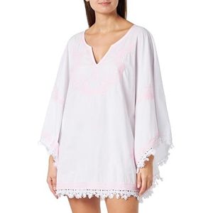 ALARY Poncho 15826564-al01 pour femme, blanc rose, taille L, blanc/rose, L