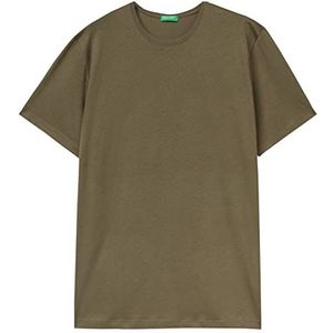 United Colors of Benetton T-shirt 3p7xu1058 heren T-shirt (1 stuk), Militair groen 1z9
