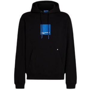 KARL LAGERFELD JEANS Sweat à capuche avec logo Regular Box, Noir, XL