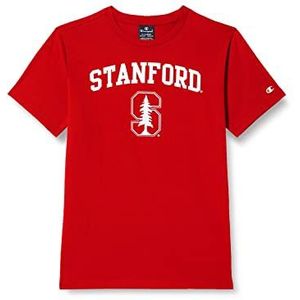 Champion Legacy College Mascot Graphic S/S T-shirt voor kinderen en jongeren, rood (college), 11-12 jaar, rood (College)