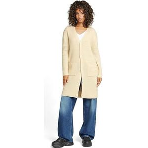 G-Star RAW Oristel gebreid damesvest, beige (Eggnog D26497-4428-g076), M, Beige (Eggnog D26497-4428-g076)