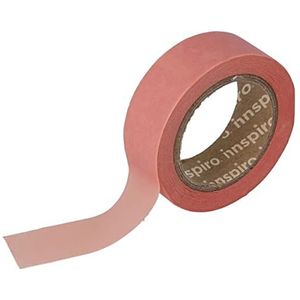 Masking Tape Washi vleesband, 15 mm x 10 m, serie Uni Basic