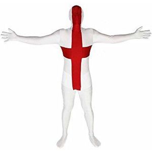 Morphsuits - Engeland vlag voor hoogte 150 – 165 cm – maat M