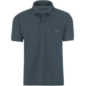 Trigema heren poloshirt, Antraciet