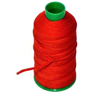 Matsa 100 m kegel maskerkoord, 3 mm elastiek voor naaien, handwerk, elastisch touw voor naaien, kleding, polyester, rood, uniek