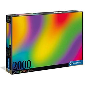 Clementoni Colorboom Collectie - Gradiënt - 2000 stukjes voor volwassenen, kleurverloop, educatief spel, regenboogpuzzel, 32568, multicore