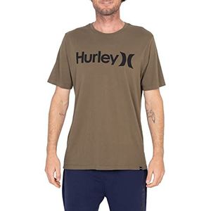 Hurley Evd OAO Solid SS T-shirt, heren, olijfgroen, M, Olijfgroen