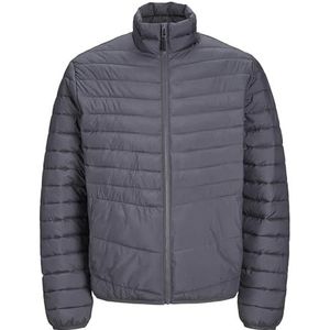 Jack & Jones Jjestate Noos Opvouwbare pofkraag, gewatteerde jas voor heren (1 stuk), grijs.