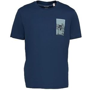 ESPRIT 073ee2k322 T-shirt voor heren, 420/Grijs Blauw