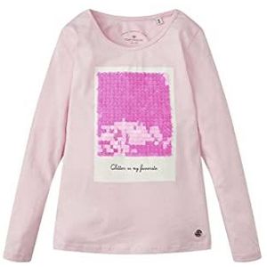 TOM TAILOR Baby meisje lange mouwen shirt zak paars | roze, 92-98, zakje paars | roze