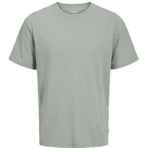 JACK & JONES Jjeorganic Noos T-shirt met ronde hals voor heren, Iceberg groen - details: gemengd