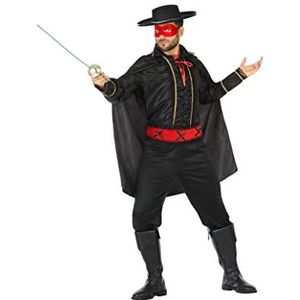 Atosa Déguisement Homme Zorro Bandit Masqué