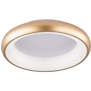 Plafondlamp met LED-ring Poona in goud met 3 niveaus, diameter 45 cm