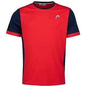 HEAD DAVIES Daves T-shirt voor jongens, rood/donkerblauw