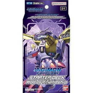 Bandai Digimon Starter Deck - Wolf of Friendship (ST16) - kaartspel vanaf 6 jaar - 2 spelers - speeltijd 30 minuten