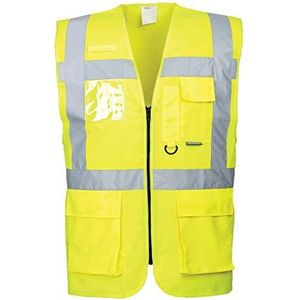 Portwest Berlin Executive Vest, Kleur: Geel, Maat: L, S476YERL