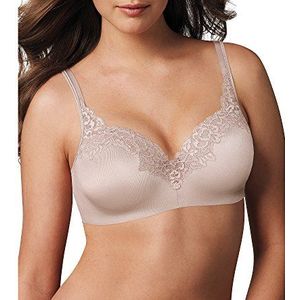 Playtex Secrets Body Revelations BH met details van kant, Secrets Shapes & ondersteuningen, balconnet-beha, beugel, US4823, voor dames (1 stuk), zand/parelmoer