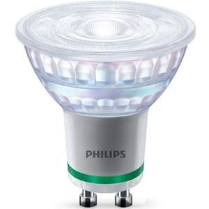 Philips LED-lampen, energieklasse A, GU10-fitting, komt overeen met 50 W, warm wit, niet dimbaar, 3 stuks