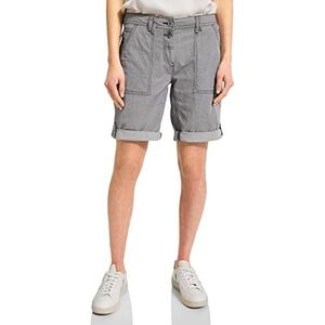 Cecil B376478 katoenen damesshorts, antraciet