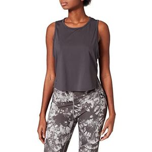 Superdry Débardeur pour femme Train Cropped, Anthracite foncé, M