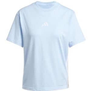 adidas Femme ESSENTIALS 3-STRIPES COTTON T-SHIRT, glow blue/white, XXL